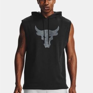 The project rock sleeveless hoodie